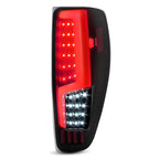 For 2004-2012 Chevy Colorado Canyon Full LED Tail Lights Brake Lamps Black Smoke