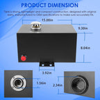 5 Gallon 14 Gauge Steel Hydraulic Fluid Reservoir Tank with Breather Cap