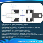 4.5" Bore x 1.75" Rod Cylinder Hydraulic Log Splitter Cylinder Rebuild Seal Kit