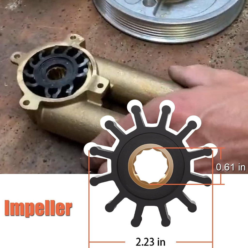 For Volvo Penta Raw Sea Water Pump Repair Rebuild Kit 5.0Gi 5.0GL 5.0GXi 5.0OSi