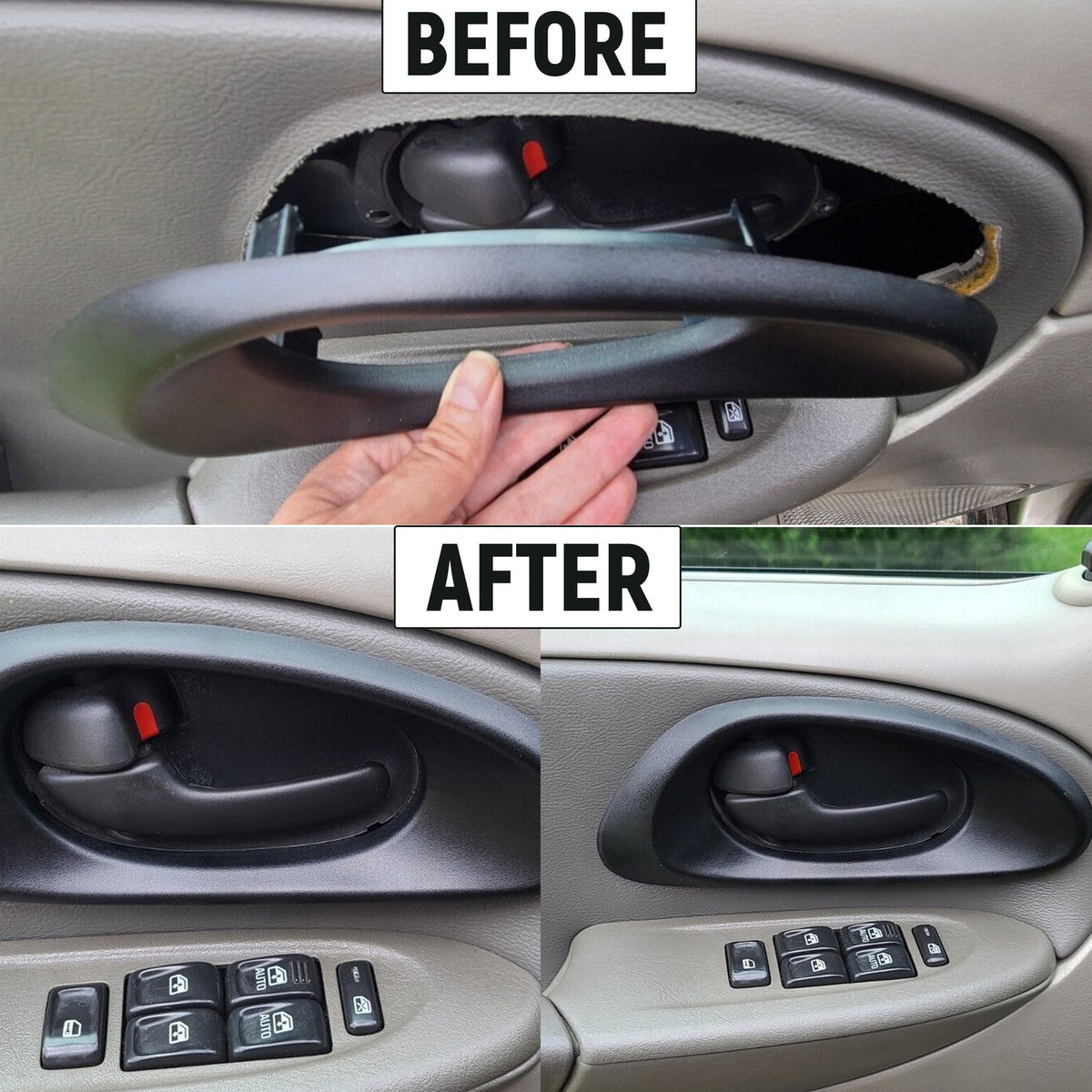 Front Left Inside DOOR HANDLE BEZEL For 2002-2009 Chevy Trailblazer # 15214501