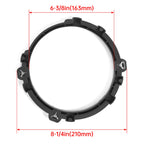 Black 7" Headlight Replacement Mount Bracket Ring Fit Jeep Wrangler 1997-2006