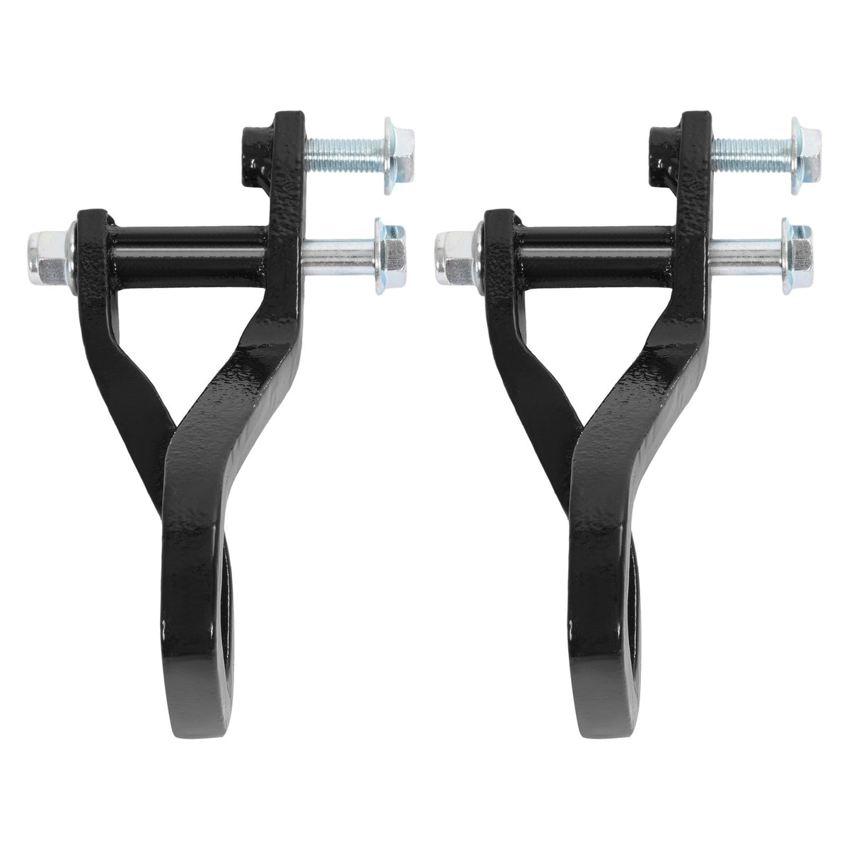Heavy Duty Front Car Tow Hooks w/ Bolts For GMC Sierra 1500 2019-2026 Black