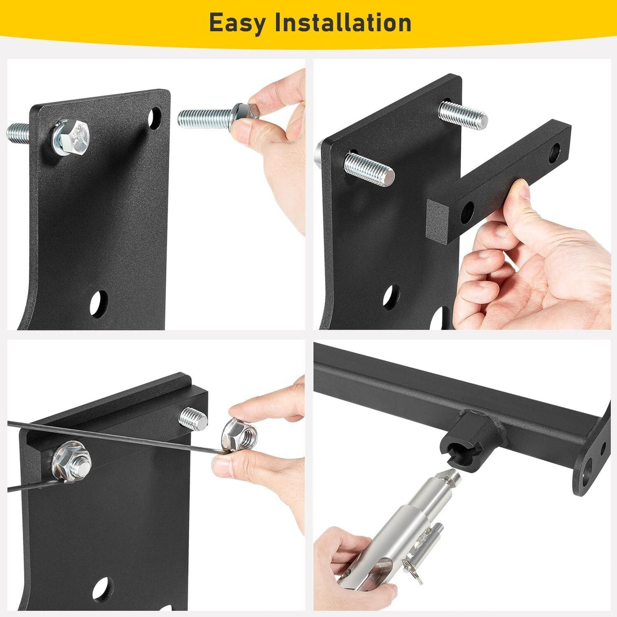 For Blue OX BX1126 Tow Bar Base Plate Bumper for 2007-2018 Jeep Wrangler JK JKU