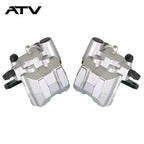 Front Brake Calipers & Brake Rotors For Yamaha Grizzly 350 400 450 YFM 2007-2014