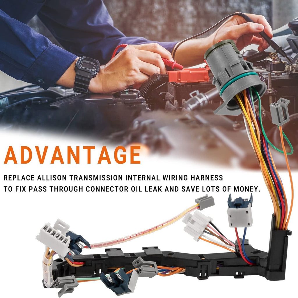 6 Speed Transmission Wire Harness for 2006-2009 1000/2000 Allison GM/Duramax