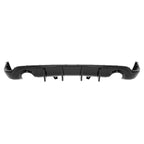 Rear Bumper Diffuser Dual Exhaust For Dodge Durango 2011-2025 Glossy Black