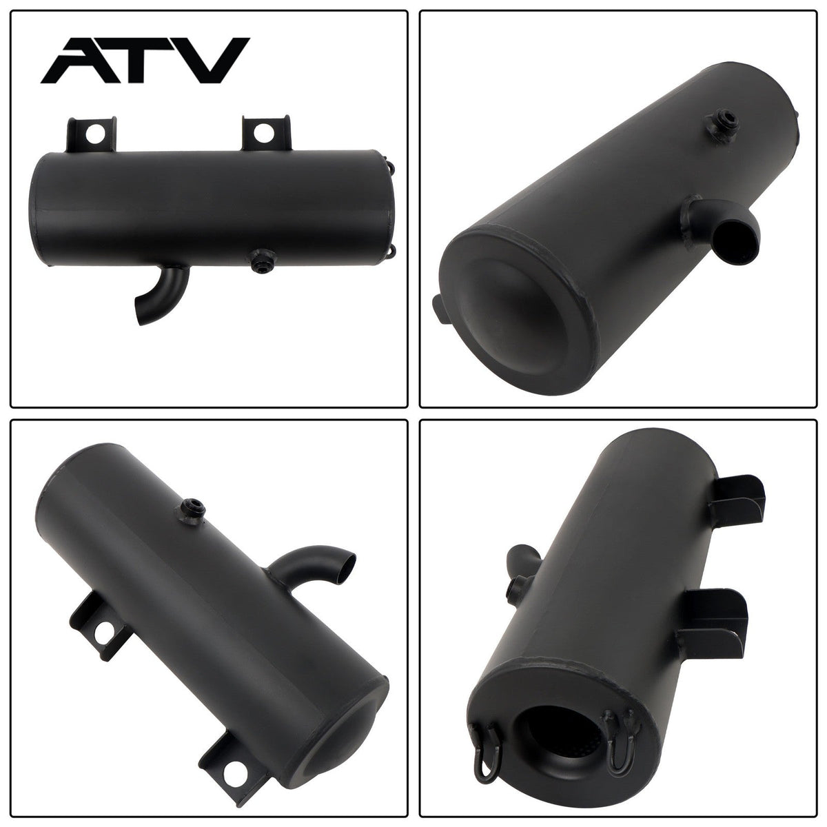 Exhaust Muffler Silencer W/Gaskets For Polaris Scrambler 500 2000-2012