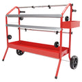 36" Mobile Multi-Roll Masking Paper Machine Dispenser Storage Tray Cutting Blade