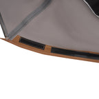 For Toyota Solara 2004-2009 Brown Convertible Soft Top & Heated Glass Window