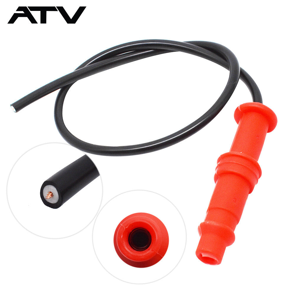 Spark Plug Wire & Cap For Polaris Ranger 400 2010-2014 Ranger 500 1999-2008
