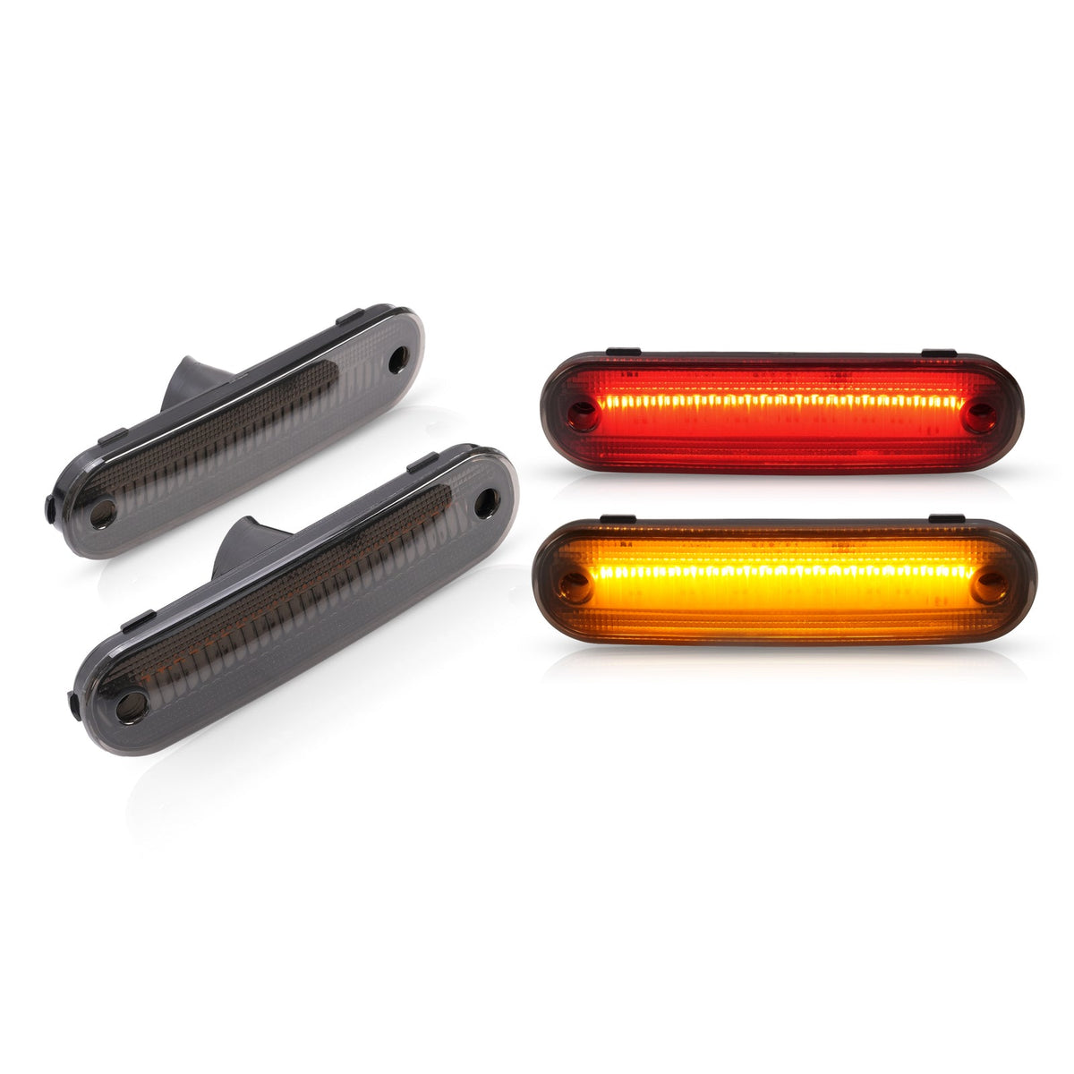 4X LED Side Marker Light Smoked Lens Front Rear FOR MAZDA MX-5 MIATA 1990-2005