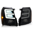 For Cadillac Escalade 2007-2010-2014 ESV EXT LED Projector Headlights HID/Xenon
