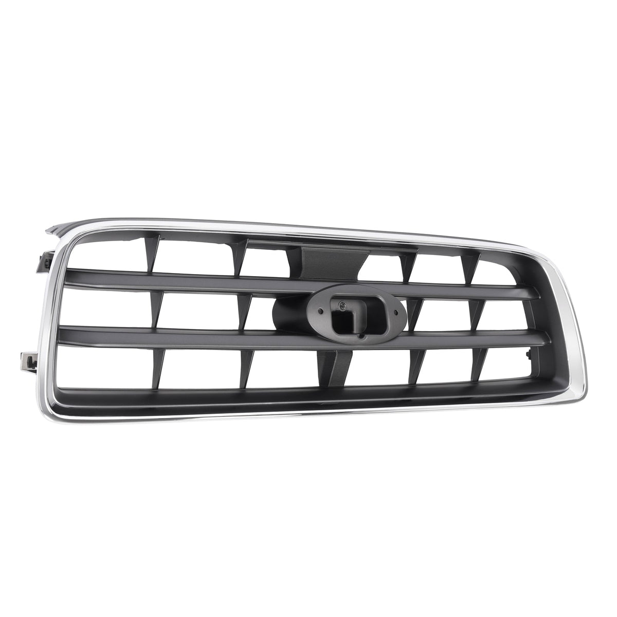 For Subaru Forester 2003-2005 Front Chrome Shell w/ Gray Insert Grille Grill