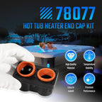 78077 Hot Tub Heater End Cap Kit for Hot Spring, Limelight & Tiger River Heater