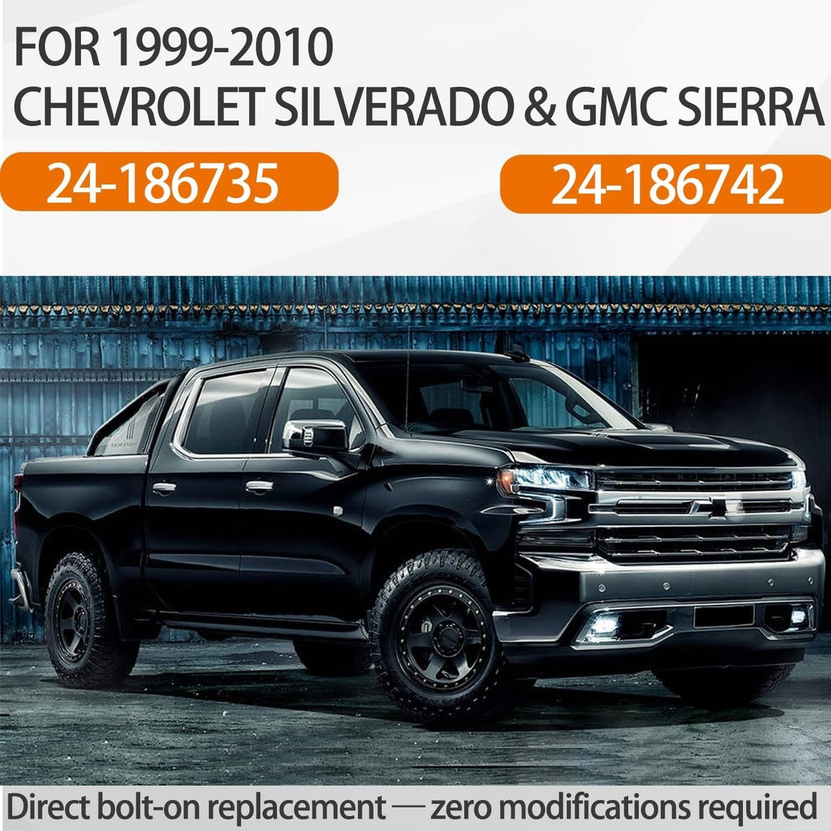 5100 Series Front & Rear Monotube Shocks for Silverado Sierra 1500/2500/3500 HD