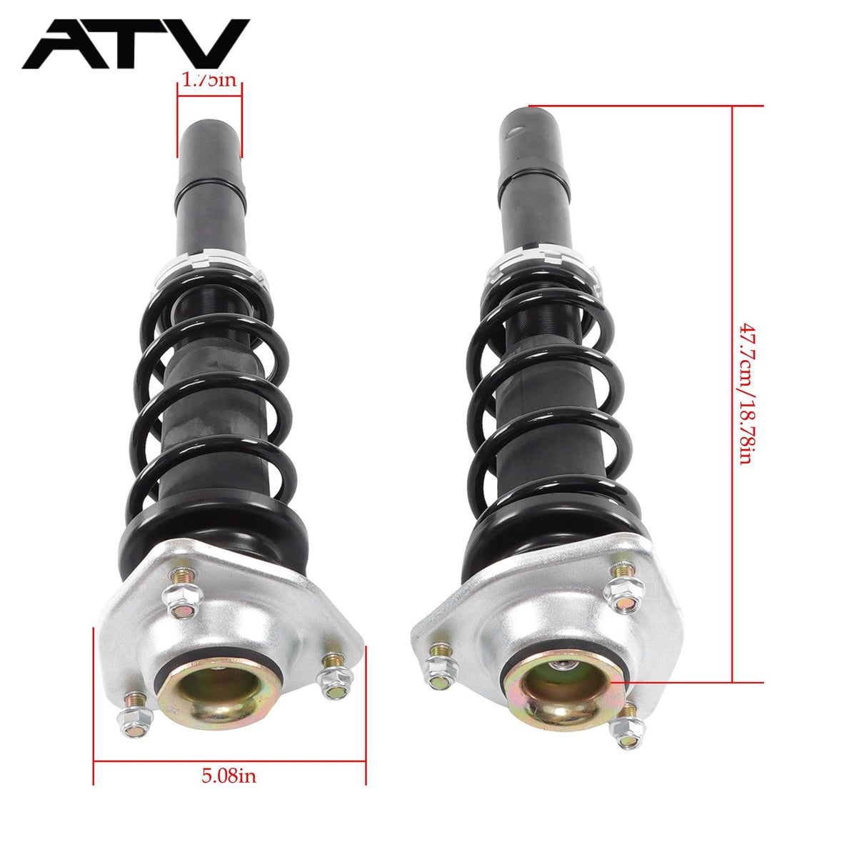2004-2011 2× Front Shock Absorber For Kubota RTV900 900G 900R 900W K7561-99180