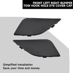 Pair Front Bumper Tow Hook Cover Eye Cap For Toyota RAV4 2016-2018 Left Right