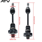 Rear Left and Right CV Axles Drive Shaft For Yamaha Grizzly 660 YFM660 2003-2008