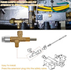 622746001 Gas Valve Extension Plug for Norcold Refrigerator 3163,N260,N300,N400