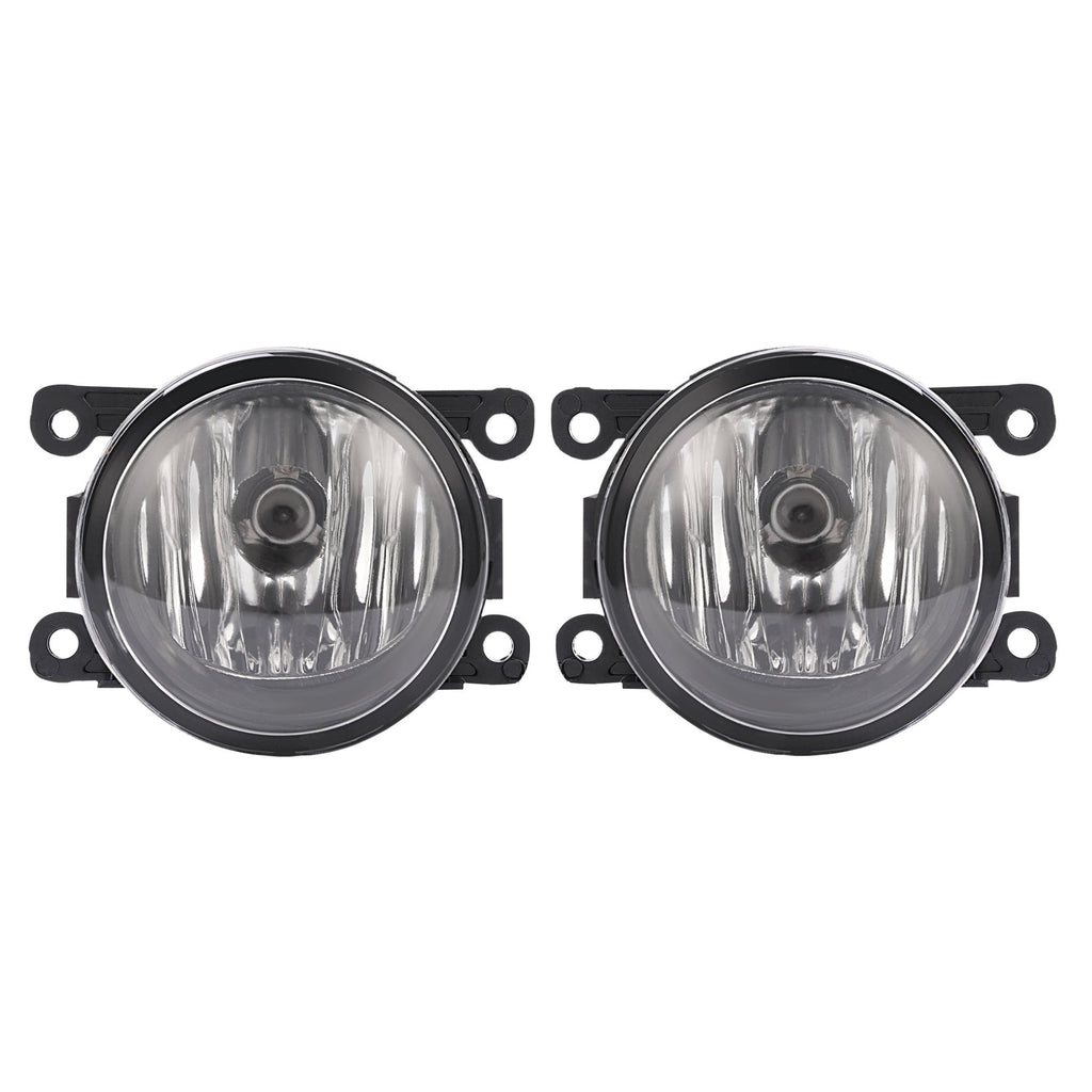 Pair For Ram 1500 2019-2024 Front Driver & Passenger Side Fog Lights W/Bezels