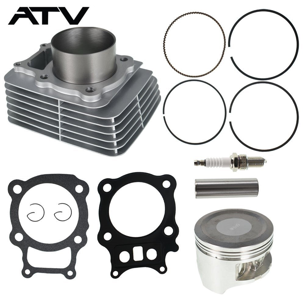 Cylinder Piston Gasket Top End Rebuild Kit for Honda Rancher TRX350 2000-2006