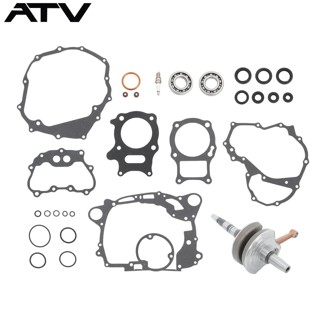 For Honda Complete Bottom End Crankshaft Gasket Seal Kit TRX250EX TRX250TE Recon