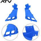 Blue Exterior Cover Radiator Grill plus Tank Side Shield For Yamaha Banshee 350
