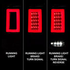 Black For Ford F150 LOBO 2004 2005 2006 2007 2008 LED Tube Tail Lights Lamps DOT