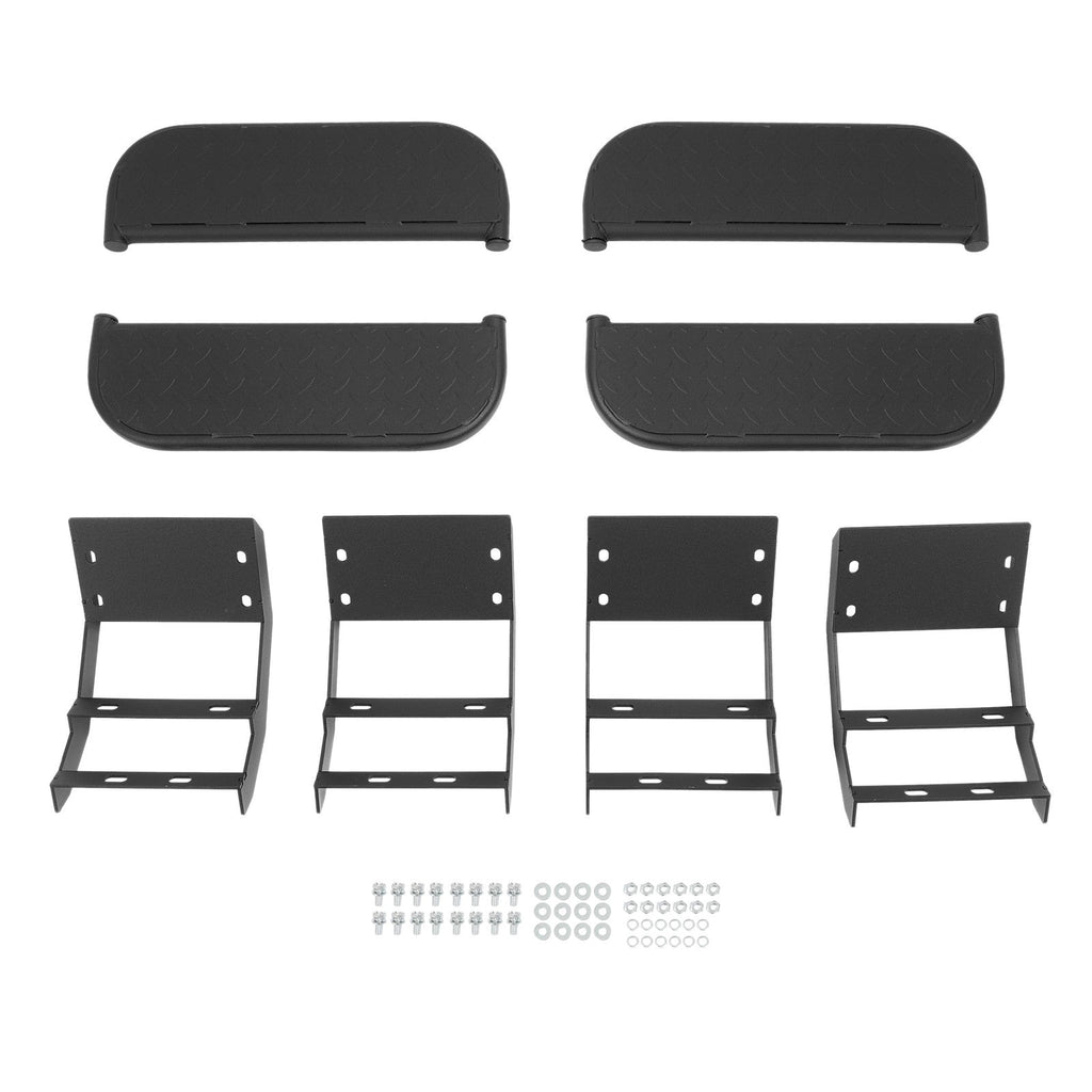 Running Boards Side Steps Nerf Bar For 2015-2023 Ford F-150 Crew Cab Pickup 4-D
