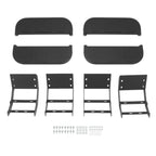 Running Boards Side Steps Nerf Bar For 2015-2023 Ford F-150 Crew Cab Pickup 4-D