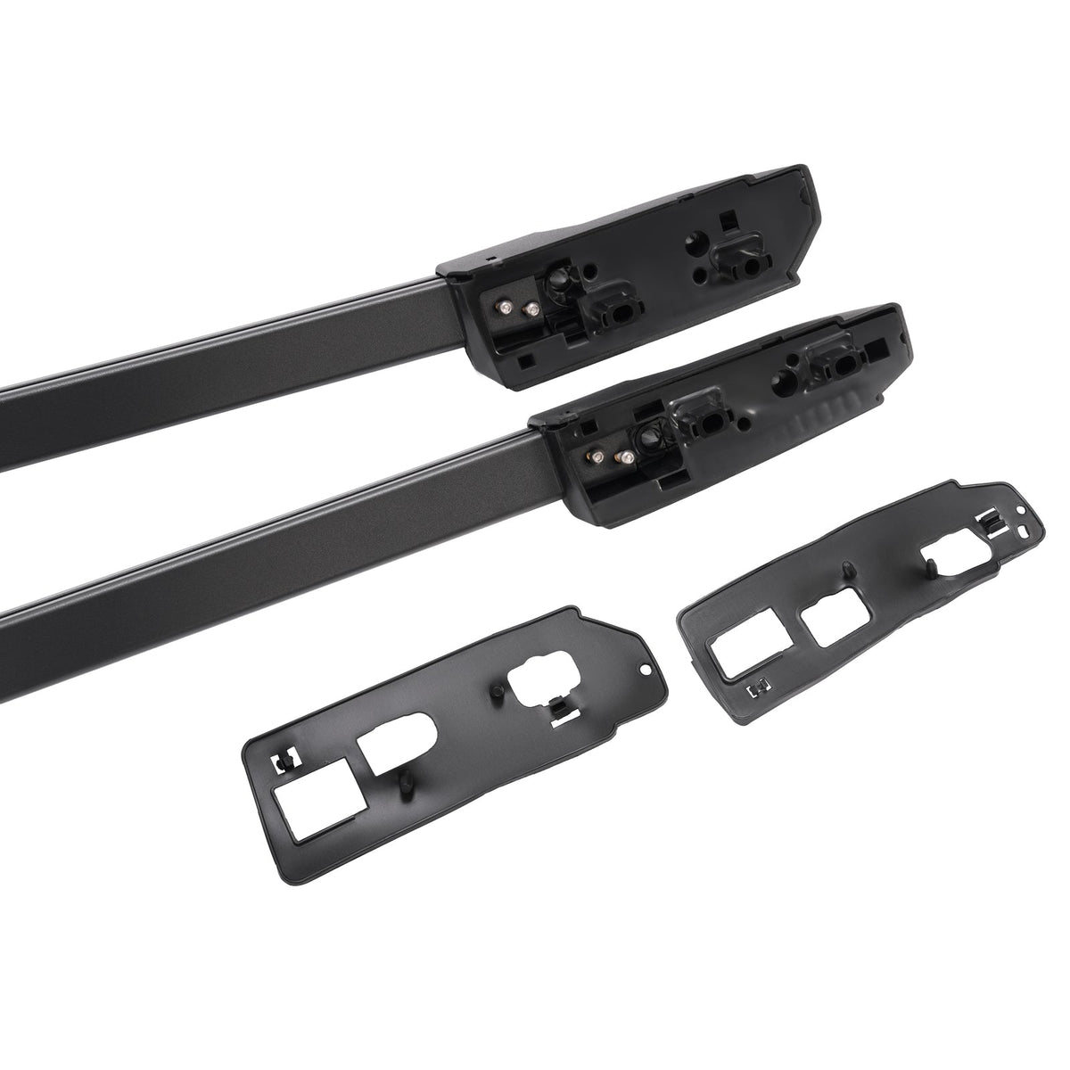 For Honda Pilot 2009-2015 Black 4Pcs Roof Rack Rails Cross Bar Side Rail