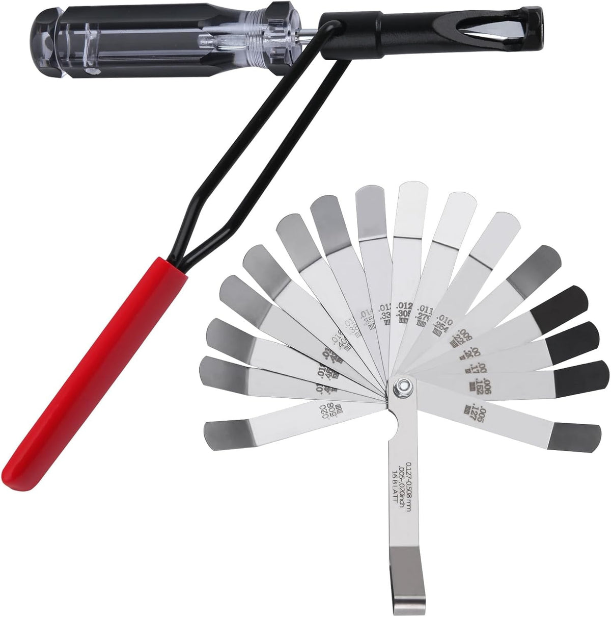Valve Lash Adjustment Tool with Angled Feeler Gauge Jam Nut Valve Adjustment New
