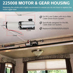 for BAL Accu-Slide 225008 RV Trailer Slide Out Gear Box With Bracket