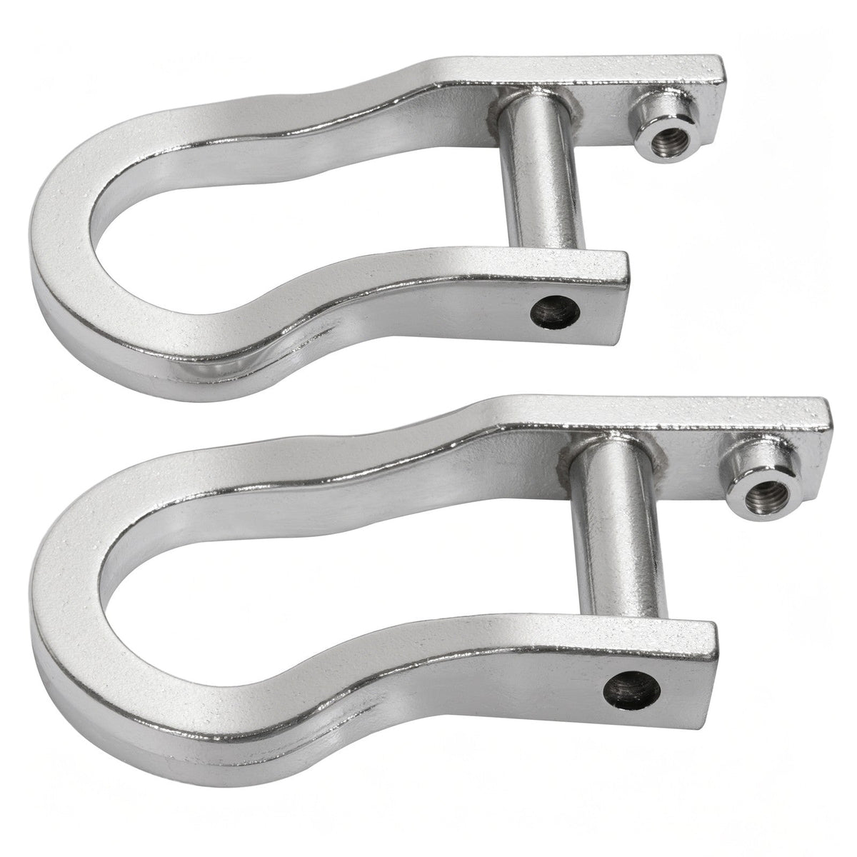 2Pcs Chrome Tow Hooks #84072462 For Chevrolet GMC Silverado Sierra 1500 2007-19