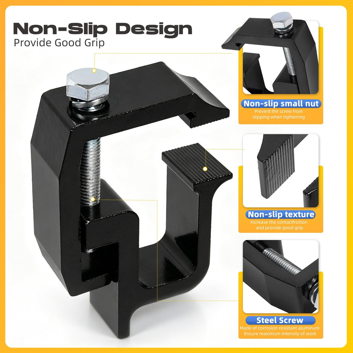 8Pcs Truck Cap Topper Camper Shell Mounting Clamps Aluminum Truck Bed Clamp