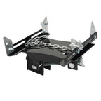 Transmission Floor Jack Adapter 1100lbs Capacity For Repair Tool Black Silvery