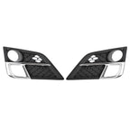Pair For Honda Odyssey 2018 2019 2020 Front Bumper Fog Lights Chrome Trim Cover