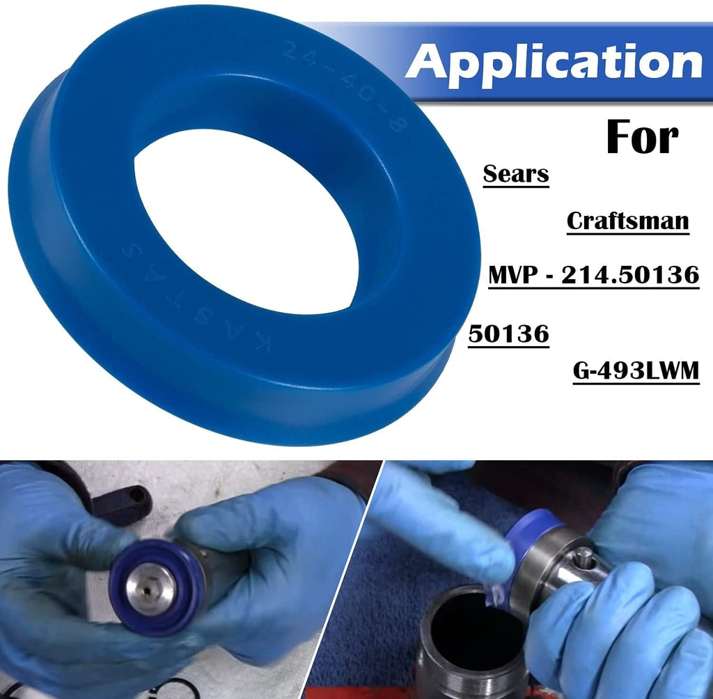 Floor Jack Seal Replacement Kit for Sears, Craftsman, MVP - 214.50136, G-493LWM