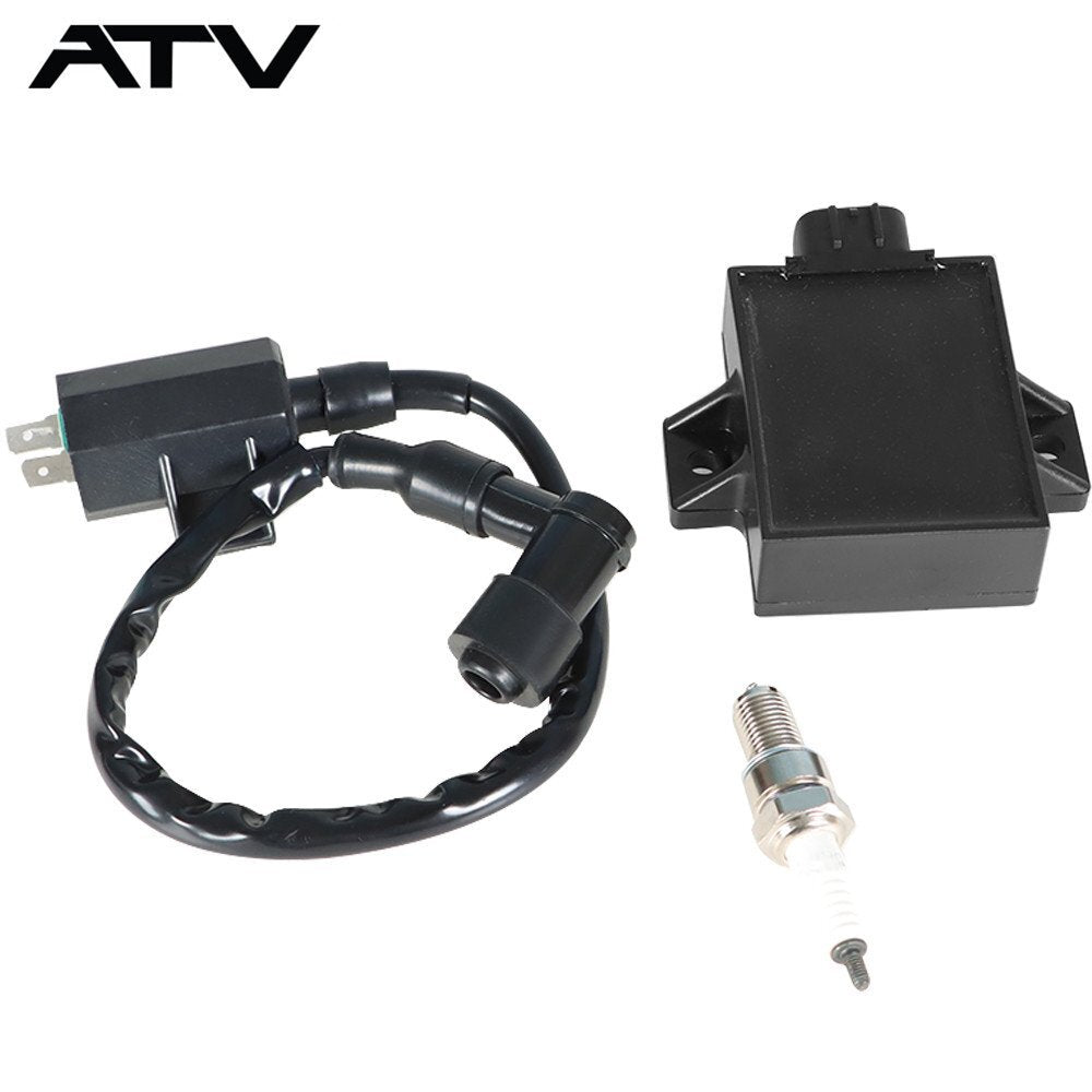 Generic Ignition Coil Spark Plug CDI For Kawasaki Bayou 220 KLF220A 250 KLF250A