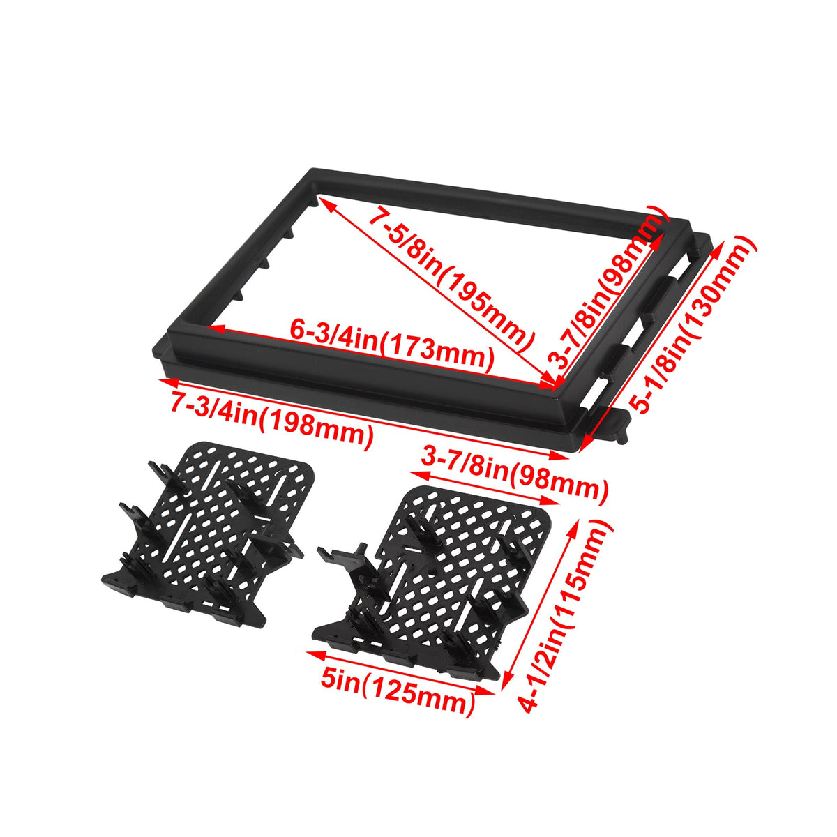 Car Radio Stereo Dash Install Kit W/ Harness For Ford Lincoln Mercury 04-16