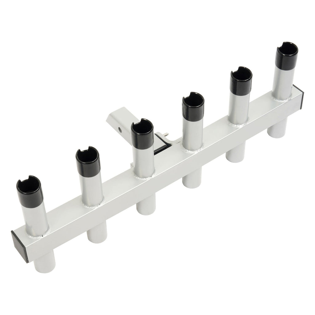 Hitch Mount Fishing Rod Holder 6 Pole For 2" Hitch Receiver Truck Rod Rack