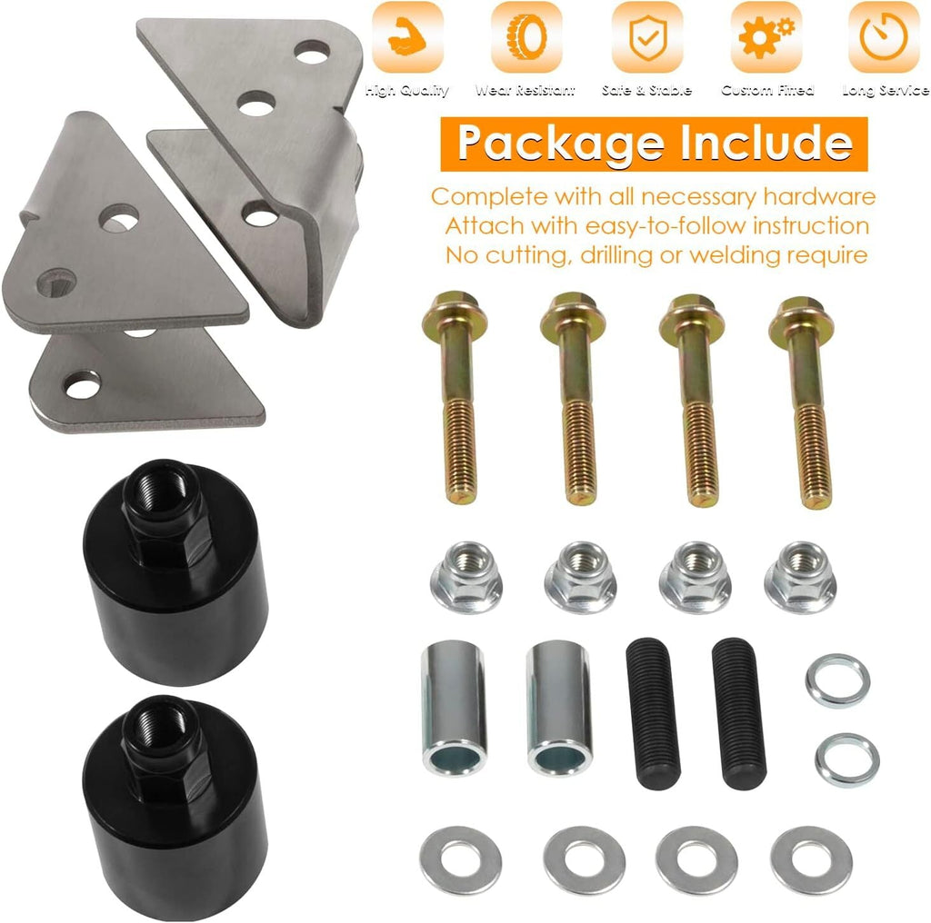2'' Front & Rear Full Lift Kit For Polaris Ranger 400 500 800 Crew Midsize 10-14
