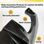 Rear Lip For 2014-2017 Infiniti Q50 Bumper Diffuser Wing Carbon Fiber Style