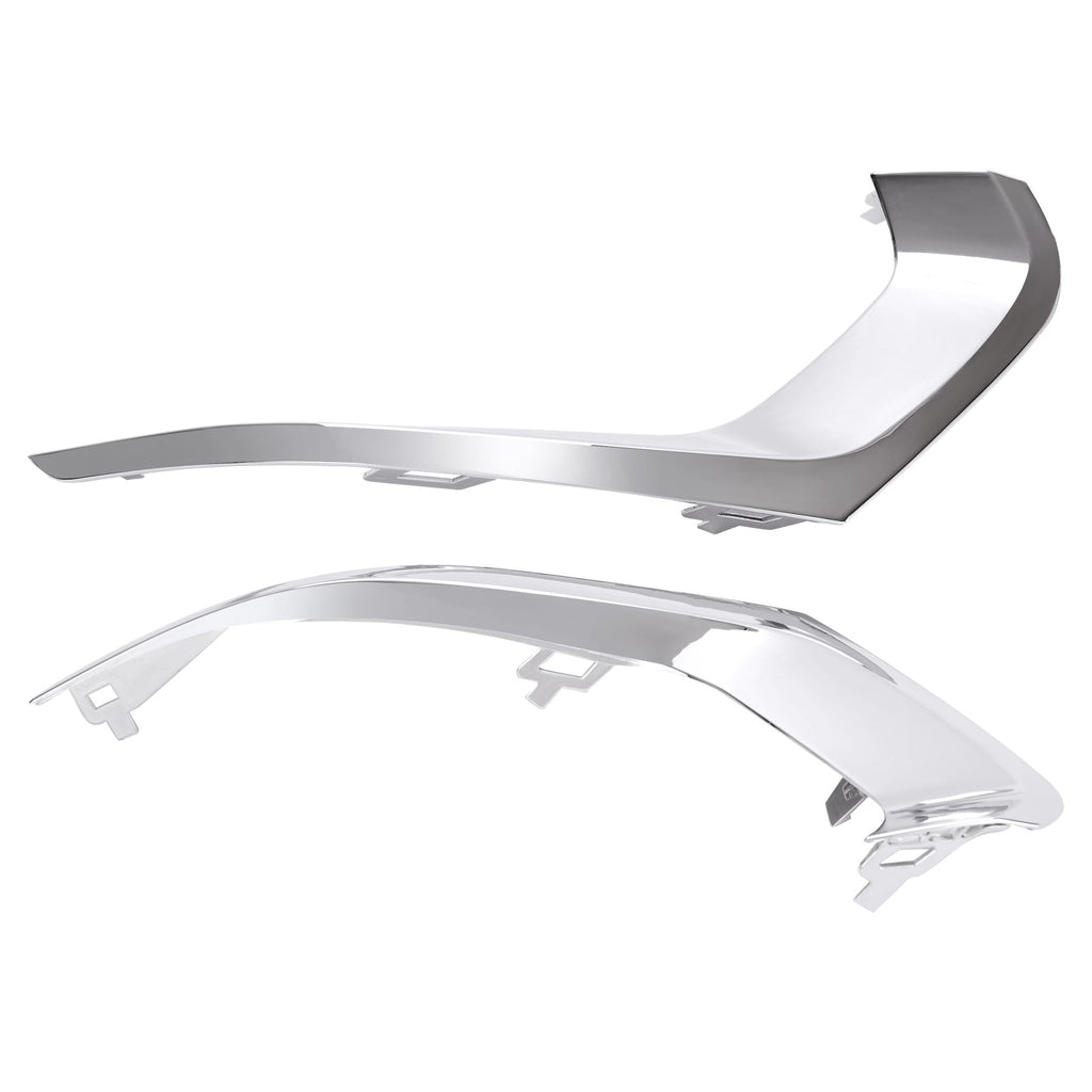 Front Passenger & Driver Side Fog Light Trim Cover For Chevy Traverse 2018-2021