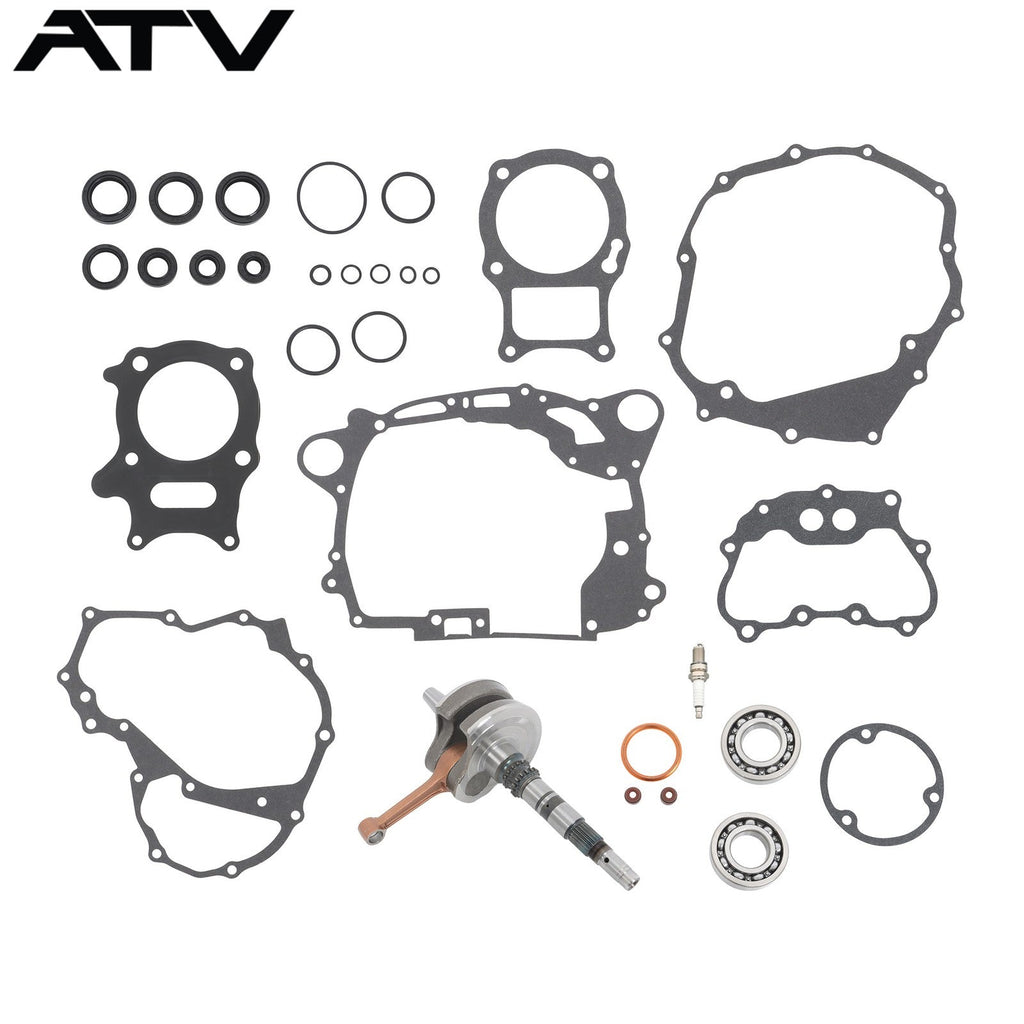 For Honda Complete Bottom End Crankshaft Gasket Seal Kit TRX250EX TRX250TE Recon