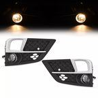 For Honda Odyssey 2018-2020 Bumper Fog Lights Lamps & Bezel Set W/Chrome Trim