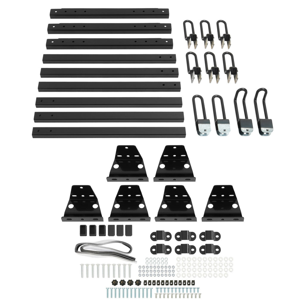 65" 3-Bar Cargo Van High Ladder Roof Rack For Nissan NV 1500 2500 3500 750 lbs