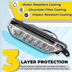 Pair Fog Daytime Running Light Lamp Clear For Infiniti QX50 2016 2017 LH+RH