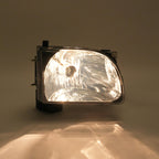 For 2001 2002 2003 2004 Toyota Tacoma White Headlights & Black Corner Light 4Pcs